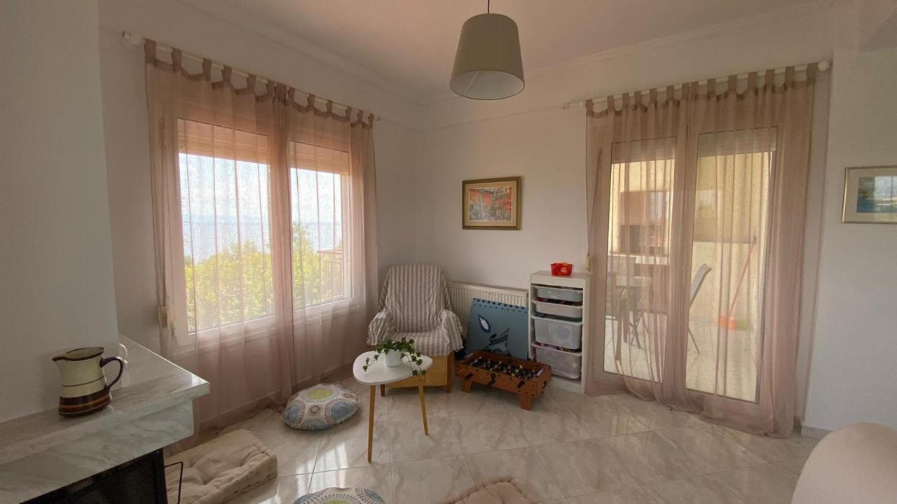 Amazing Sea View Loft, Afytos Apartment ภายนอก รูปภาพ