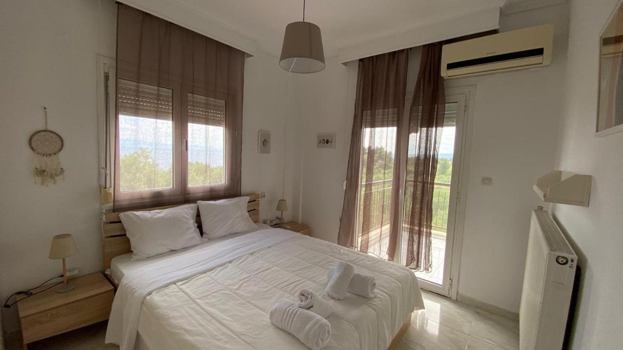 Amazing Sea View Loft, Afytos Apartment ภายนอก รูปภาพ
