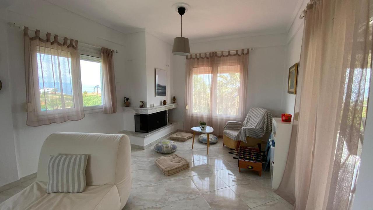 Amazing Sea View Loft, Afytos Apartment ภายนอก รูปภาพ